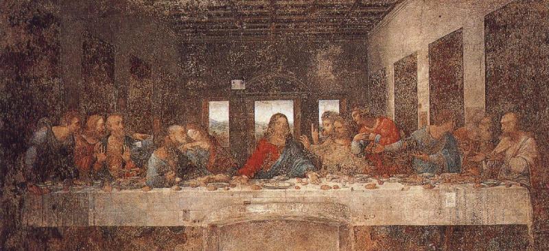 LEONARDO da Vinci The Last Supper china oil painting image
